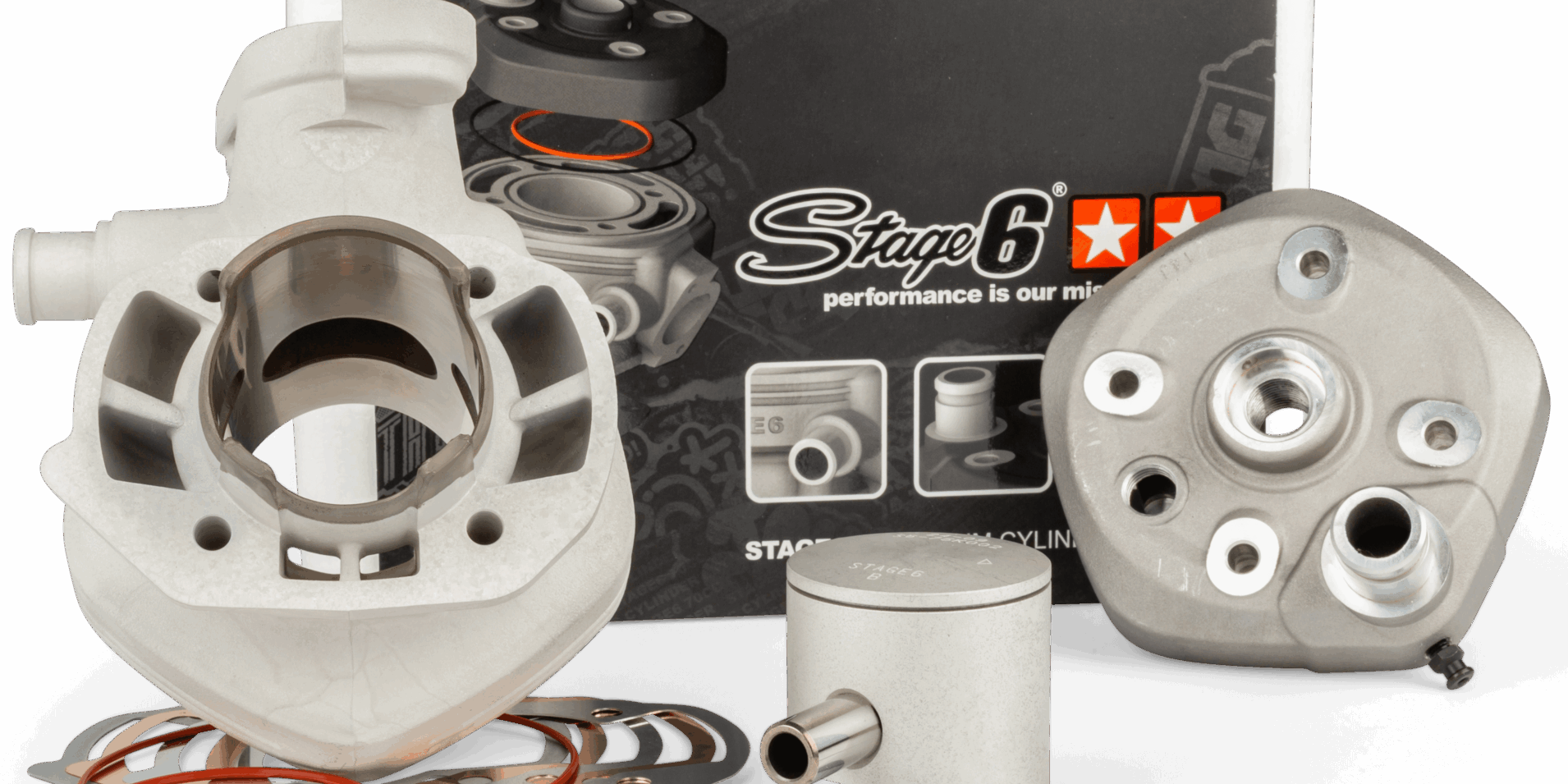 Zylinder 70cc Stage6 Sport Pro MK2 Peugeot liegend LC