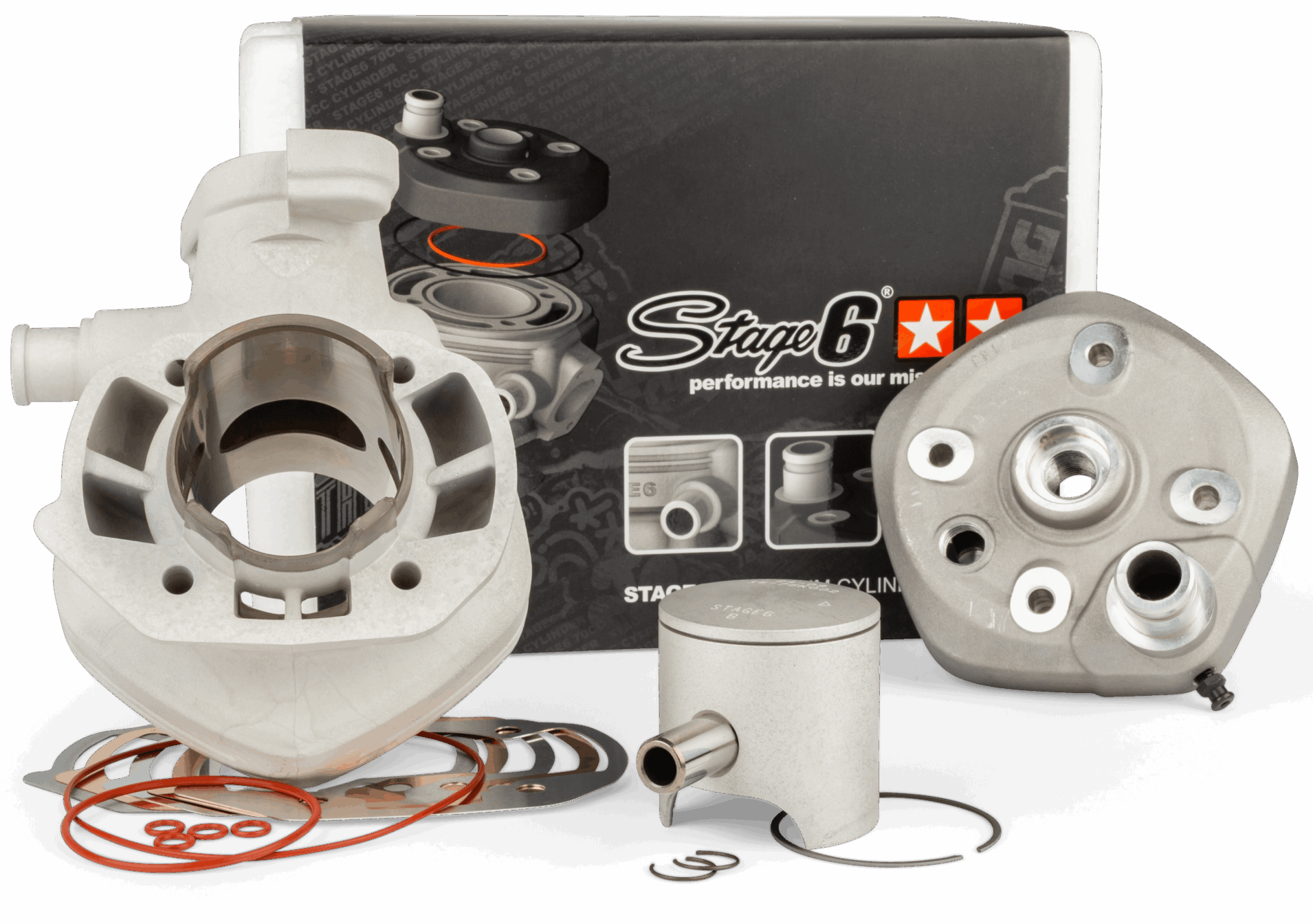 Zylinder 70cc Stage6 Sport Pro MK2 Peugeot liegend LC